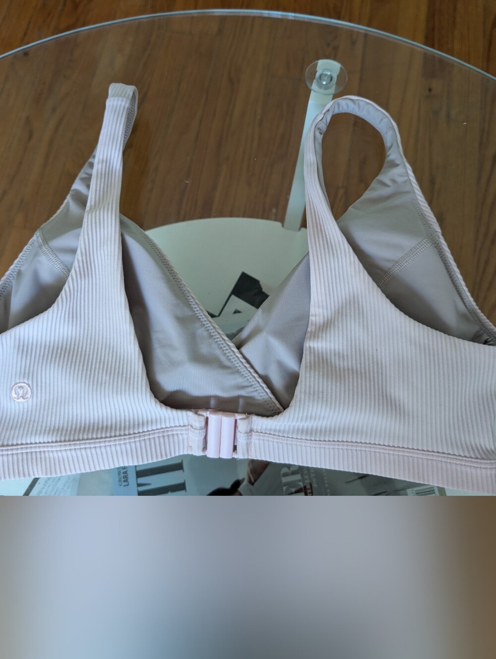 Lululemon Clear Waters Bikini Top & High Rise Bottom Set Landscape light pink - Picture 5 of 16